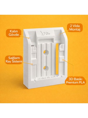 Makrakanta Dewalt Batarya Askı Aparatı | Duvar Tipi Akü Tutucu