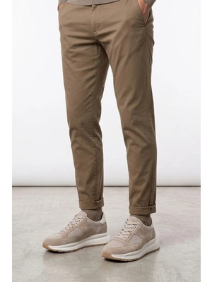 John Richardo 24298 Erkek Hakiki Deri Klasik Sneaker Bej