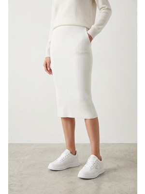 Cap 2112 Erkek Klasik Sneaker Beyaz