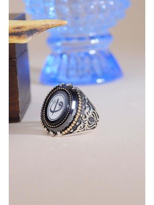 INNUENDO JEWELRY 925 Ayar Gümüş Zülfikar Desenli Erkek Yüzük