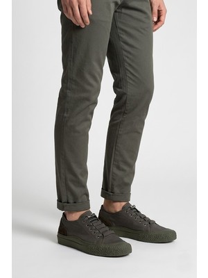 Ayakkabı Fuarı Luciano Bellini 26K-C25817 Mars Erkek Casual Ayakkabı Haki