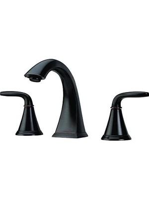 Vigordurus Pasadena Banyo Lavabo Bataryası, 8-Inç Yaygın, 2 Saplı, 3 Delikli, Bronz Kaplama, LF049PDYY