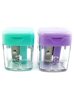 Vigordurus Castell Minibox Kalemtıraş 2 Parça, Blister Kartlı, Çeşitli Renkler, FCC584601