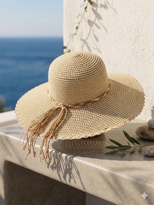 Şapkacımadam Kadın Hasır Şapka