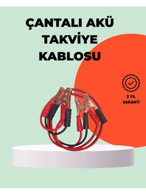 1200A Takviye Kablosu Araç Acil Yardım 2 Metre Güçlü Maşa