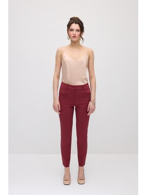 Gusto Klasik Sihirli Pantolon - Bordo