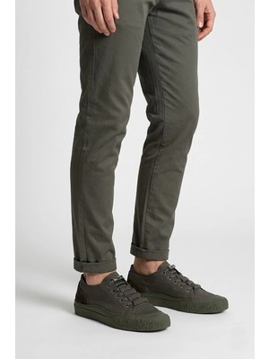 Ayakkabı Fuarı Luciano Bellini 26K-C25817 Mars Erkek Casual Ayakkabı Haki