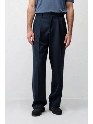 Antioch Lacivert Relaxed Fit Erkek Pantolon