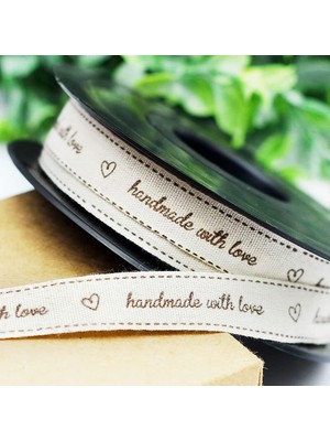 Vigordurus Pamuk Şerit, Handmade, 1.5 cm 5 Metre