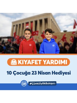 Toktut 23 Nisan Kıyafeti Destek Kartı 10000 Tl