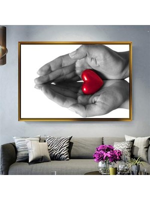 Giyense Altın Çerçeveli Dekoratif Tablo C1828