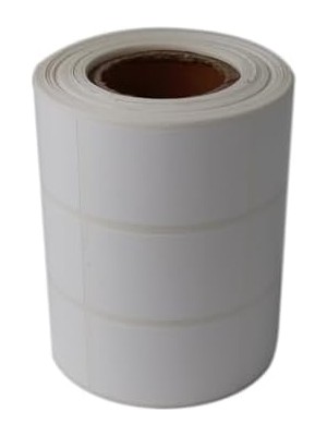 Vigordurus Pp Opak Etiket 30MM x 50MM Ruloda 1500 Adet Yan Yana 3 Lü 40MM Çapında Yırtılmaya Dayanıklı Etiket