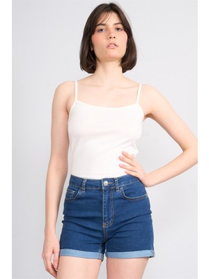 C.k Y26 8516 Fithit Byn Askılı Penye Atlet Krem