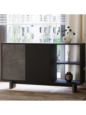 İnarch Dizayn Inarch Dizayn Ravello Konsol-Dekoratif ve Fonksiyonel 2 Kapaklı 2 Raflı Dolap