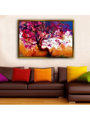 Giyense Altın Çerçeveli Dekoratif Tablo C1358