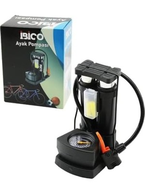 Vigordurus Saatli Dikey Model - Ince Pistonlu Ayak Pompası Oto-Araç - Bisiklet-Motor Lastik - Top - Şişme Havuz-Yatak (5122)