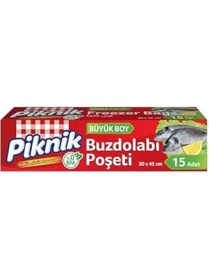 Vigordurus Piknik Buzdolabı Poşeti Büyük 15'li