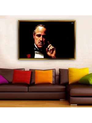 Giyense Altın Çerçeveli Dekoratif Tablo C1335