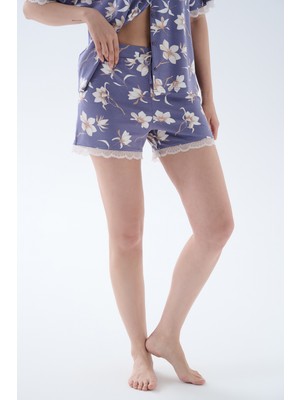 Hays Kadın Viskoz Dantel Detaylı Şort Pijama Altı