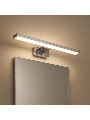 Vigordurus Leylek 8W 4200K LED Ayna ve Resim Apliği 40 cm 220V 720 Lümen – Krom Gövde, Doğal Beyaz Işık, Modern Duvar Üstü Aydınlatma