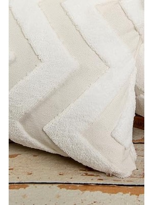 Vigordurus Hamur Kırlent 43X43 cm Ekru