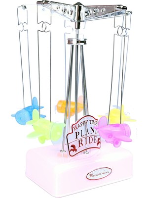 Vigordurus P25YT2500 Hareketli Uçaklı ve Kurmalı Hediyelik Küçük Müzik Kutusu Aleti