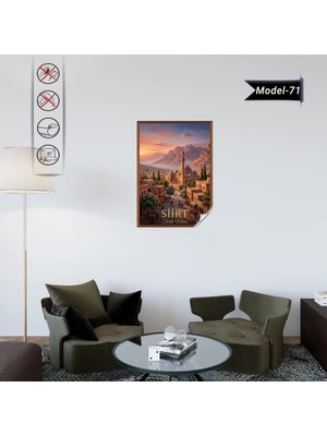 Akıllı Kağıt Türkiye Iller Tablo - Poster Siirt (Model-71)