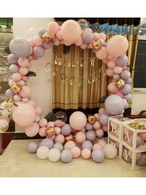 Vigordurus Toys - 2 Adet Plastik Balon Zinciri Aparatı, Balon Şeridi, Balon Kemeri 5 Metre