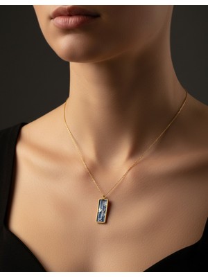 G&a Jewels Kadim Mısır'ın Sırları 925 Ayar Oksitli Yaldız (Altın) Kaplama Gümüş Kolye