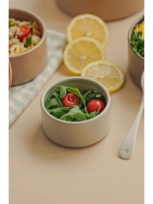 Vigordurus One Seramik Saklama Kabı Bej 200 ml D-NEONE020-09