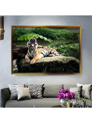 Giyense Altın Çerçeveli Dekoratif Tablo C608