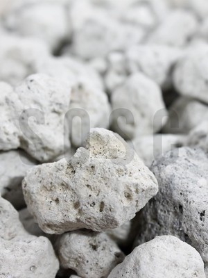 Vigordurus Natural Volkanik Beyaz Lav Taşı, Dekoratif Pomza, 2-4 Cm, 1 Litre, Drenaj ve Toprak Nemlendirici Özellikli