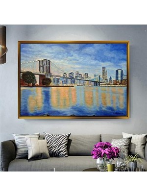 Giyense Altın Çerçeveli Dekoratif Tablo C2005