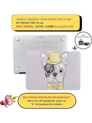 Vigordurus Pro 15 Kılıf Uyumlu Bar Ince Hafif Sert Kapak Darbe Çizilme Koruma A1990 A1707 R-262