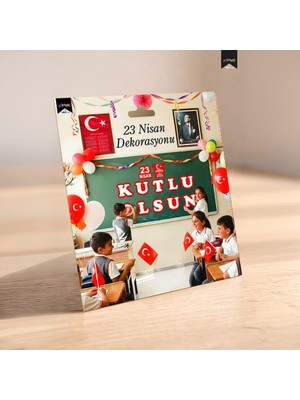 Pairla 23 Nisan Süsü 23 Nisan Hediyeleri 23 Nisan Benner ve 3 Metre Peri LED