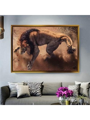 Giyense Altın Çerçeveli Dekoratif Tablo C479