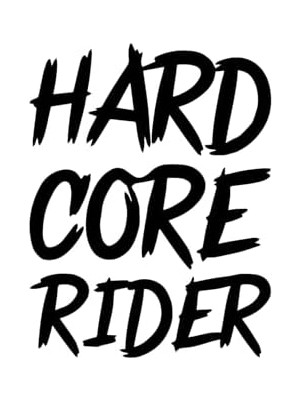 Vigordurus Hard Core Rider Araç, Araba, Oto, Motorsiklet, Kask, Laptop, Cam 14X18 cm