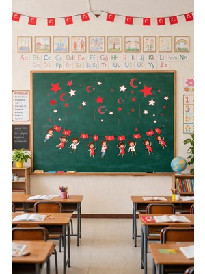 Pairla 23 Nisan Süsü 23 Nisan Hediyeleri 23 Nisan Benner ve 3 Metre Peri LED