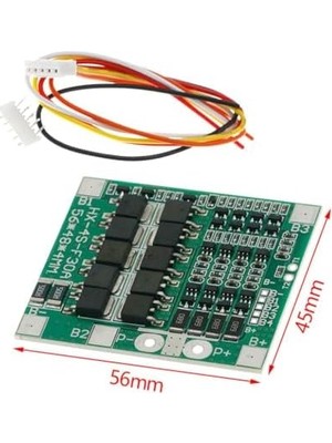 Vigordurus 4s 30A 14.8V Lityum 18650 Bms Batarya Pil Şarj Koruma Devresi