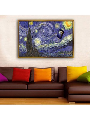 Giyense Altın Çerçeveli Dekoratif Tablo C2055