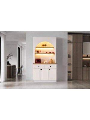 Carmel Kahve Köşesi Çok Amaçlı Dolap Mutfak