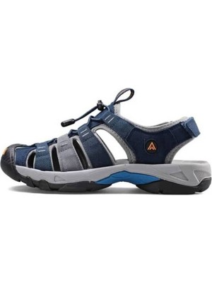 Humtto 710445A Erkek Cırtlı Önü Kapalı Trekking Spor Sandalet