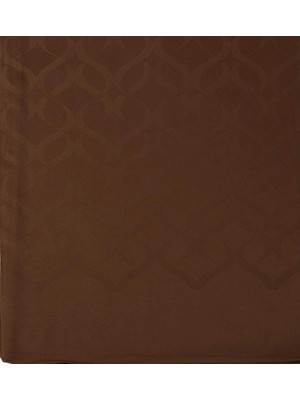 Şehr-i Şal Şehri Şal Zincir Desen Jakar Şal Çikolata