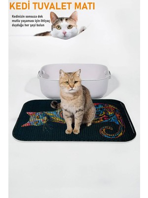 My Floor Kedi Kum Paspası - Kedi Yuvası Paspası