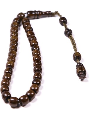 Tesbihkenti Küçk Boy Eskitme Model Sıkma Kehribar Tesbih