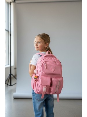 zuzumax Kore Model Çok Bölmeli Suya Dayanıklı Okul Çantası Yerli Üretim