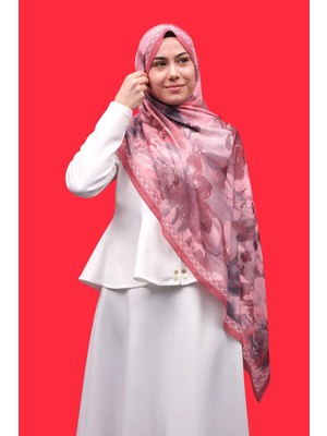 Eyşan İpek Bloom Desenli Dijital Soft Şal