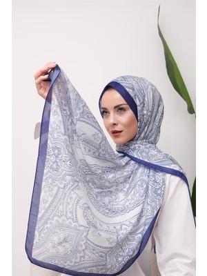 Eyşan İpek Etnik Desenli Dijital Soft Şal