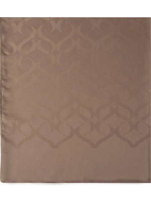 Şehr-i Şal Şehri Şal Zincir Desen Jakar Şal Koyu Vizon