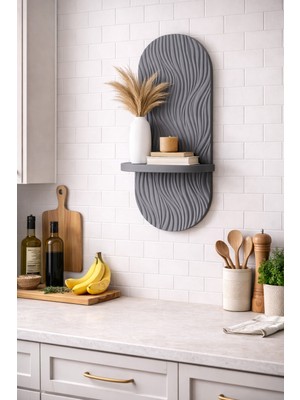 Dekoratif Mebran Duvar Rafı